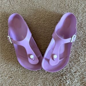 Purple Birkenstocks 🩴